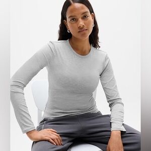 Athleta Signature Rib Crew Top - L